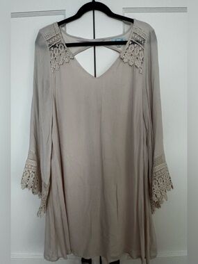 She and Sky Cream Dress